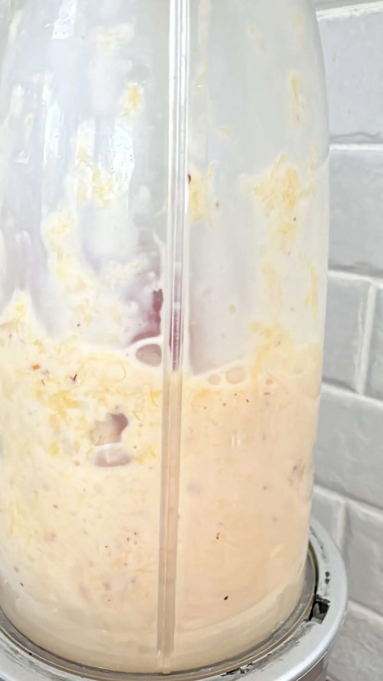 Peach smoothie, no banana
