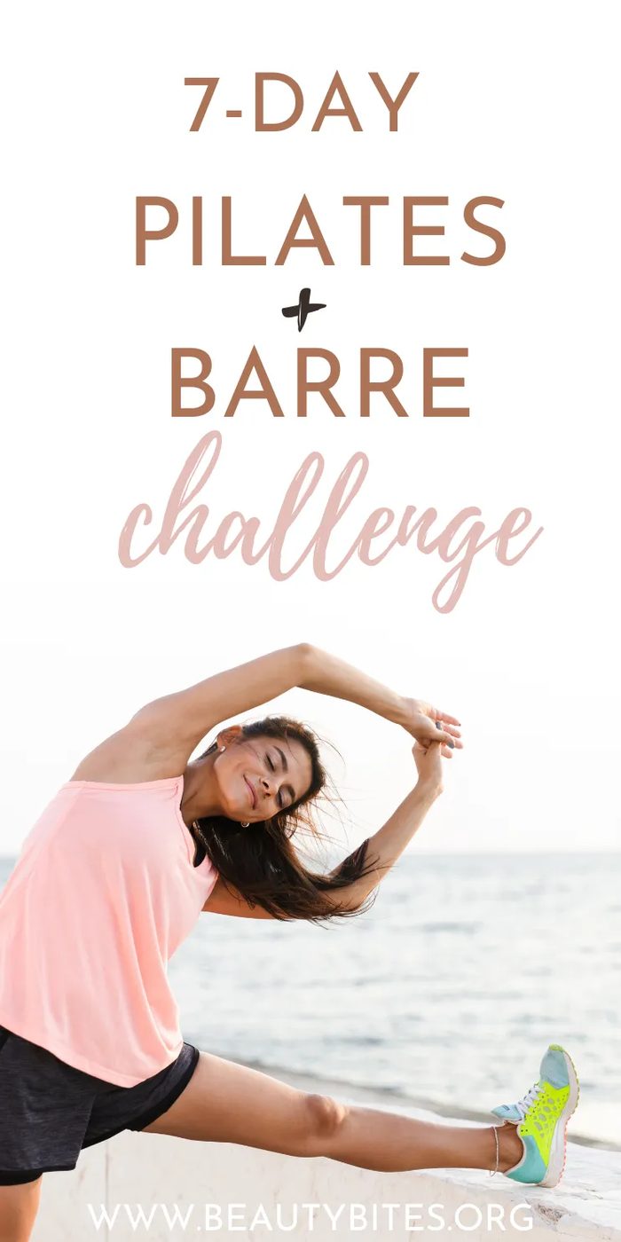 Pilates & barre workout plan for 7 days