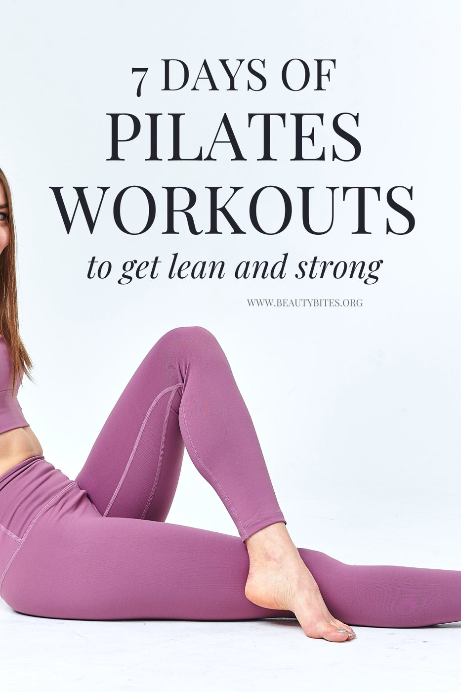 One week pilates workout plan to get lean and strong