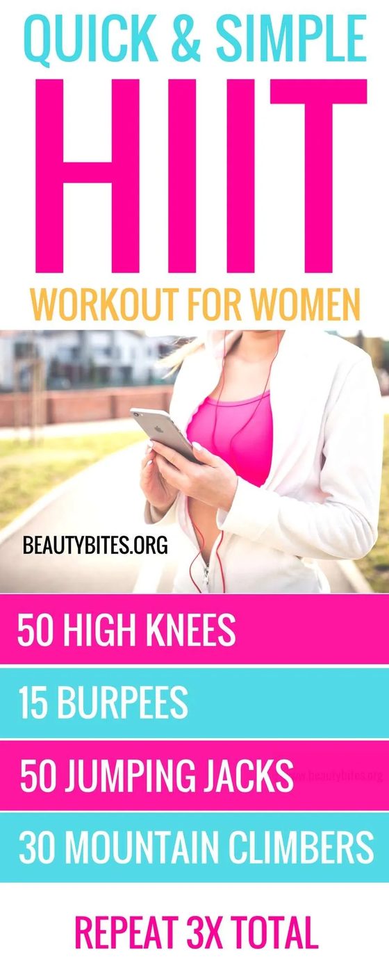 Fat-burning HIIT workout, fast