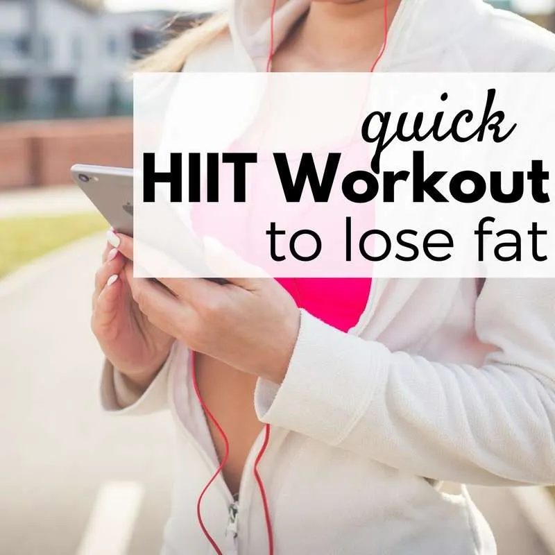 fast at home HIIT workout! No equipment necessary!
