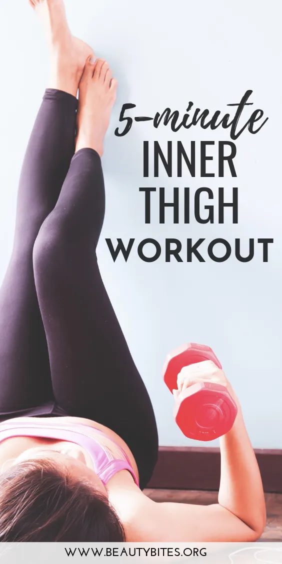 5-minute inner thigh workout to do at home