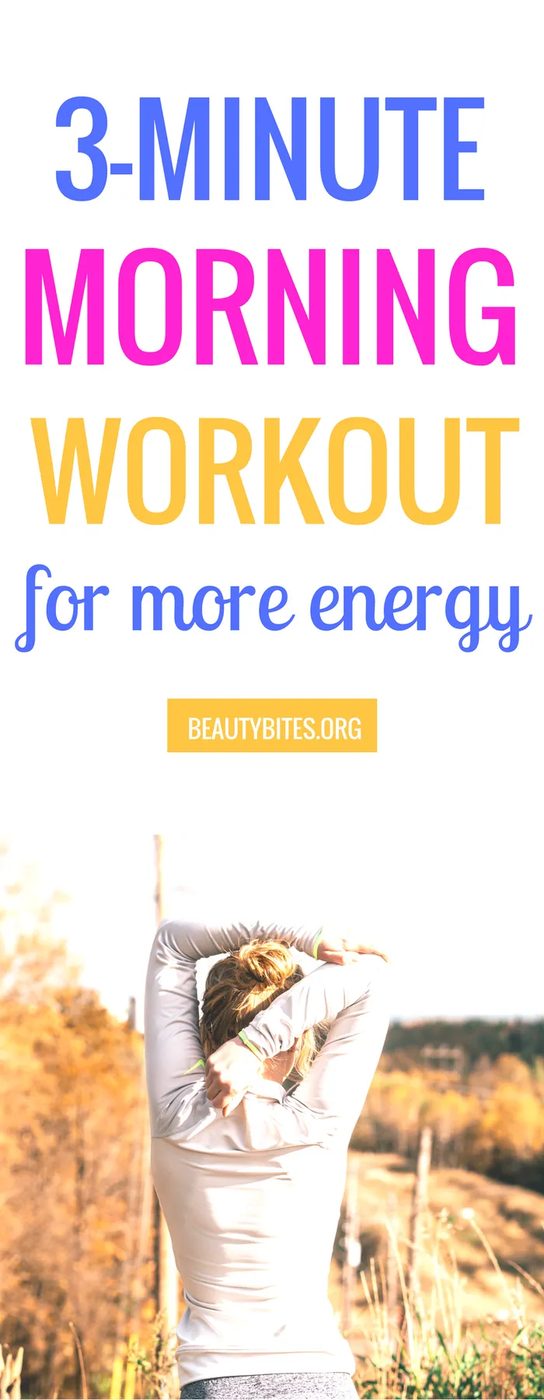 3-minute morning workout to start your day