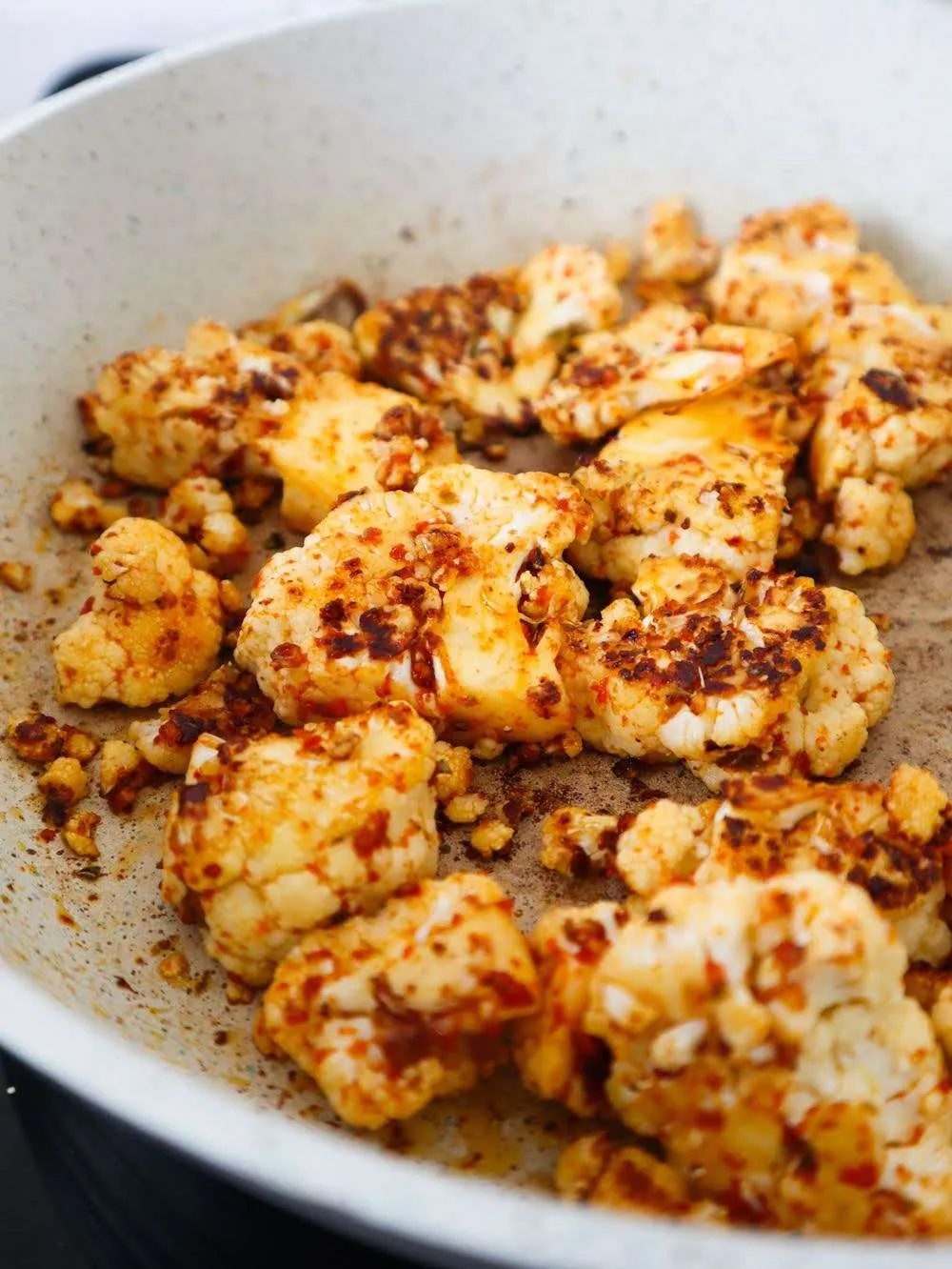 10-minute spicy cauliflower