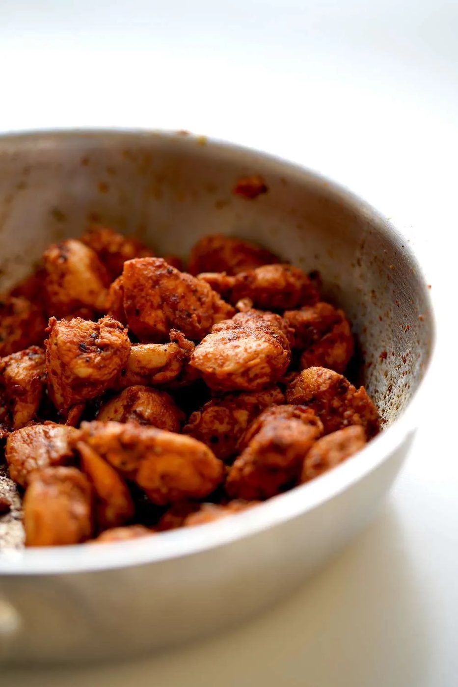 Garlic chicken bites, spicy