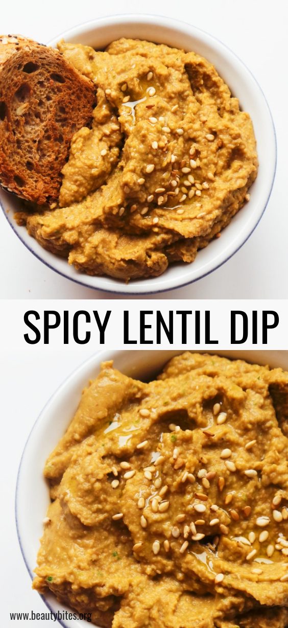 Lentil dip, spicy