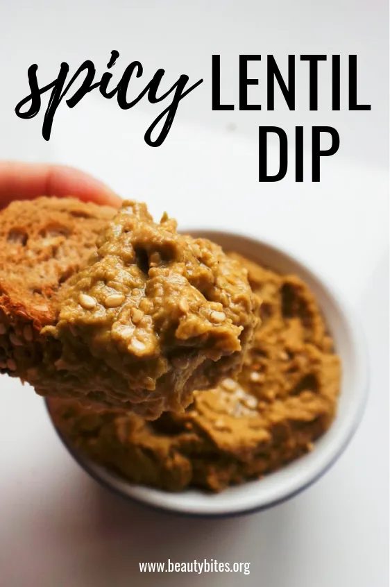 Spicy lentil dip - healthy and simple snack recipe you can make with leftover lentils, or if you don't have lentils - use beans! Works…