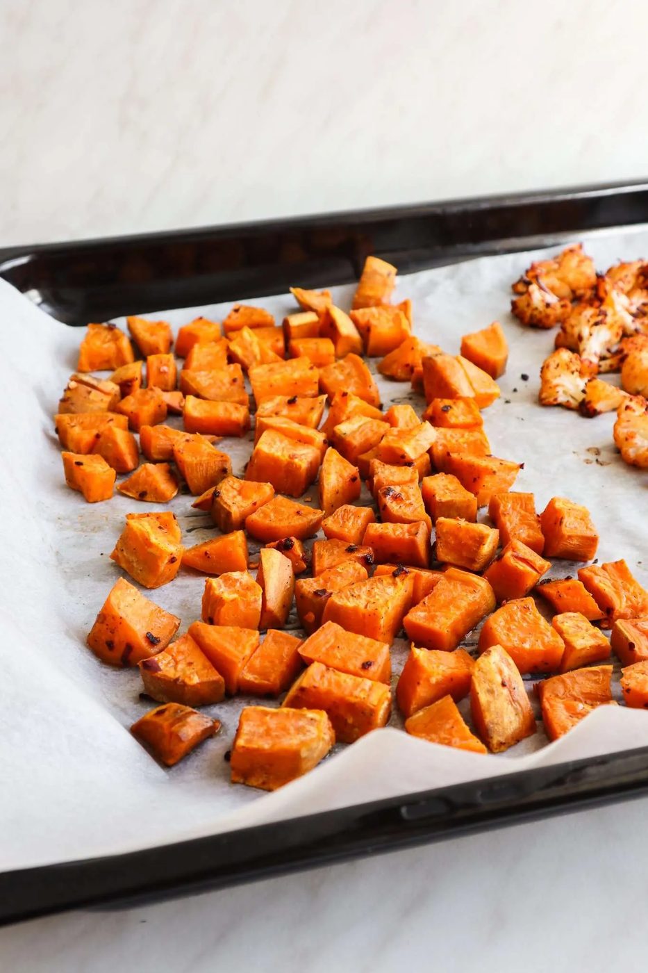 Roasted vegetables, spicy