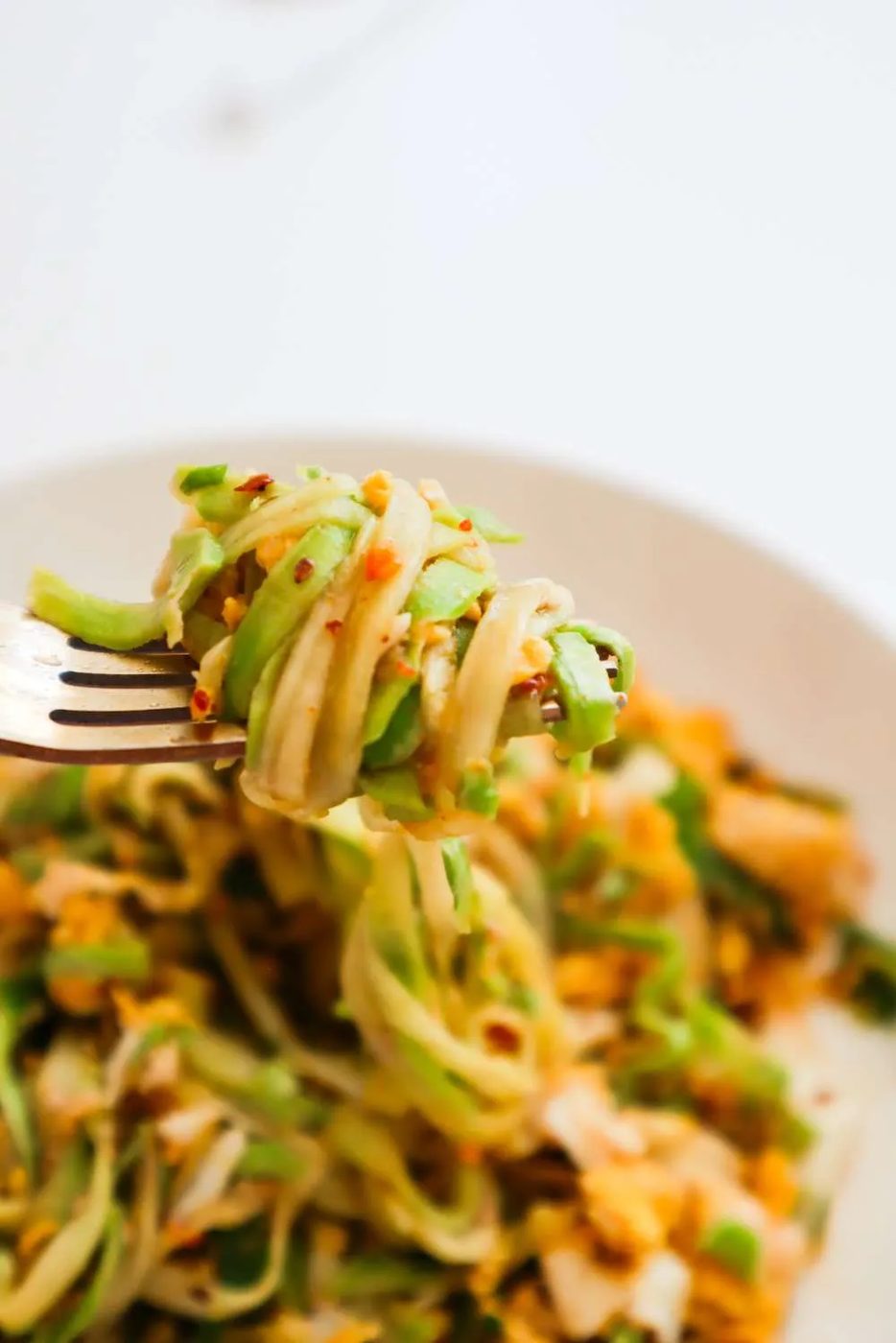 These stir-fried zucchini noodles make a fast, healthy vegetarian low-carb weeknight dinner! This healthy comfort food recipe is the solid…