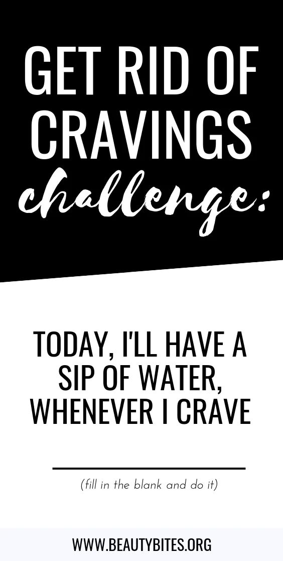 A effective & simple tip to destroy cravings