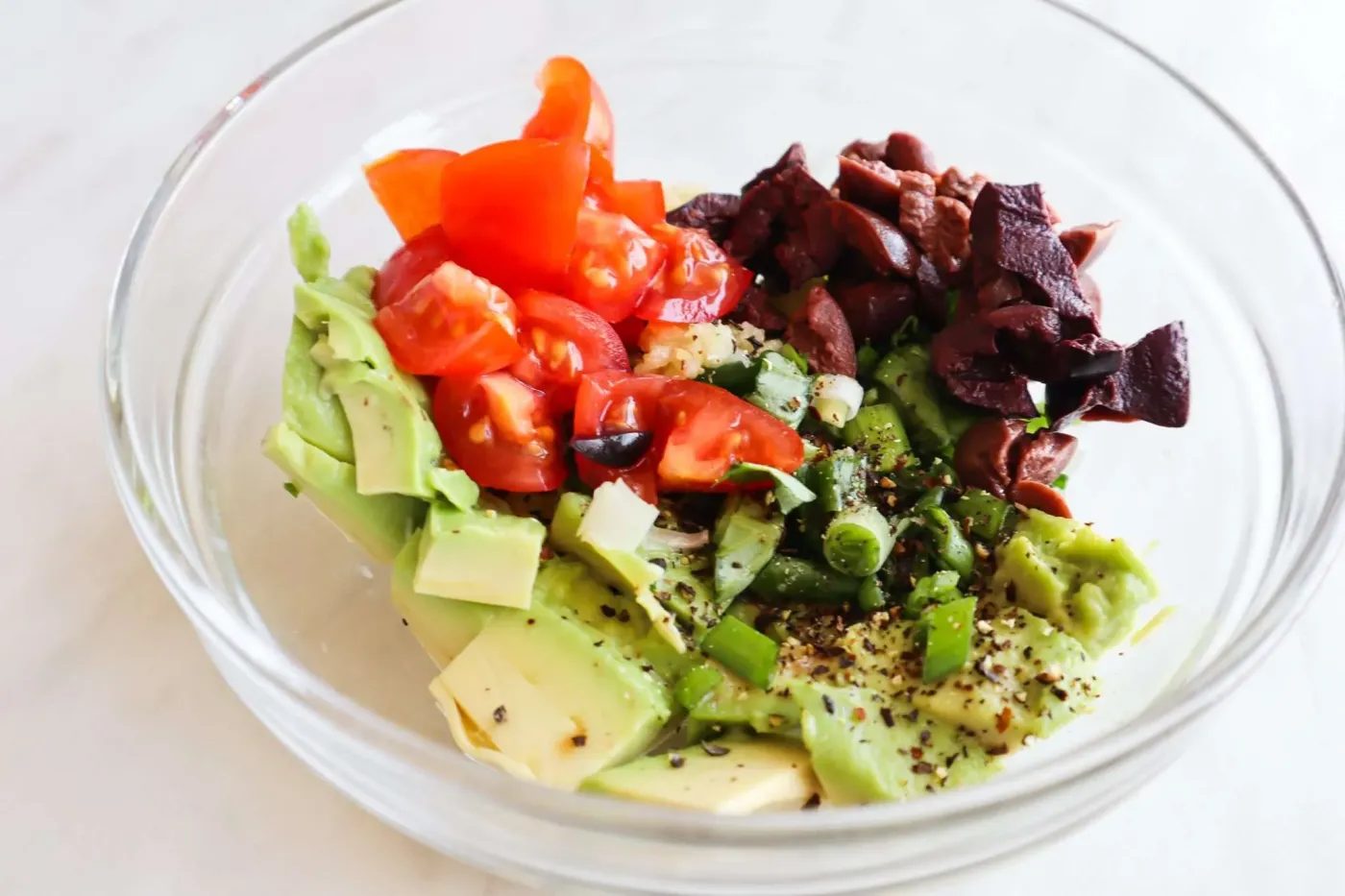 Potato black bean power bowls, sweet