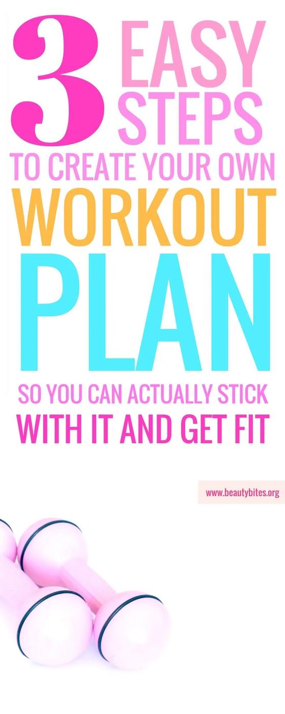 3 steps to create a workout plan you can stick with