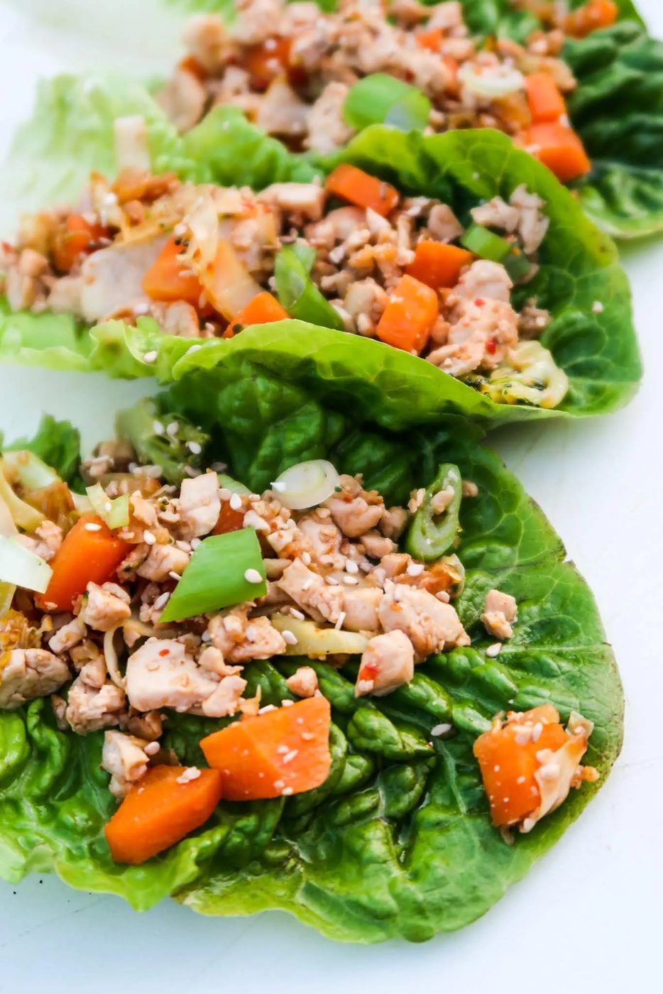 Simple healthy lettuce wraps! These low carb vegan lettuce wraps are made with tofu, vegetables, tamari sauce and spices! Light and…