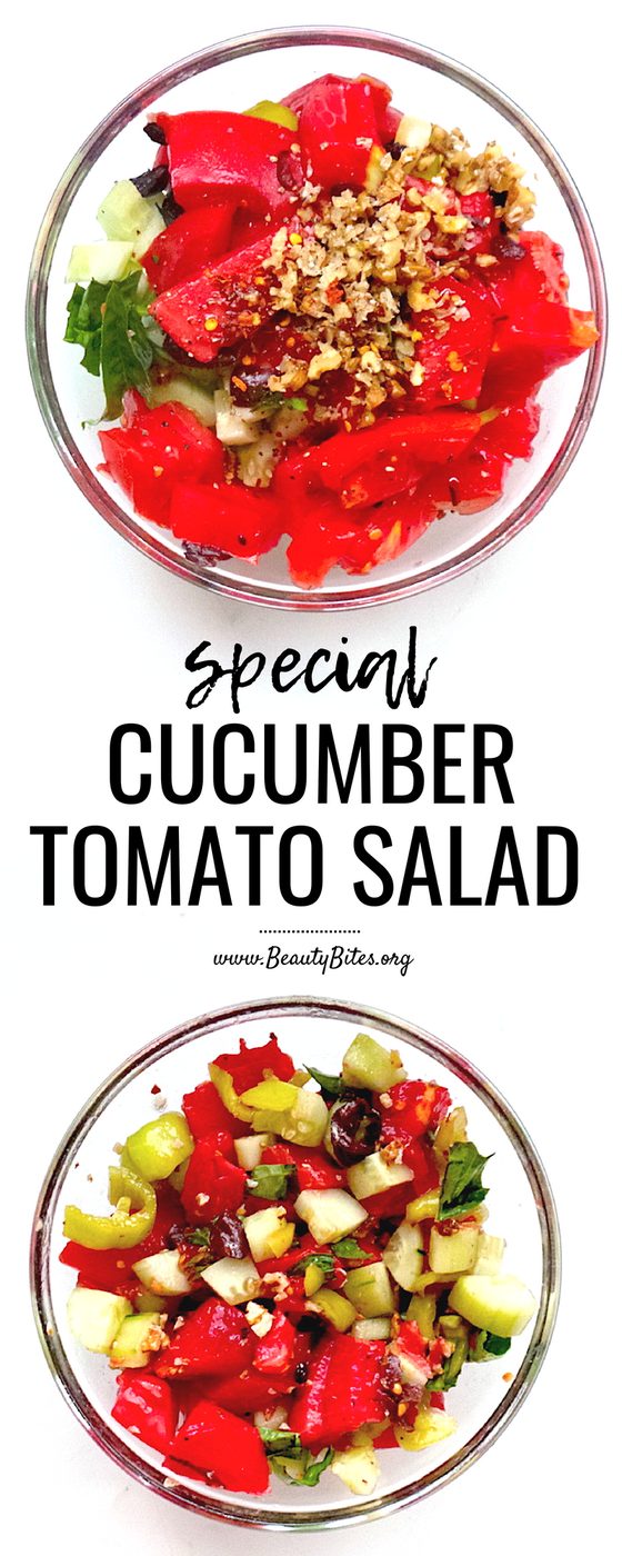 Tomato cucumber salad – a special