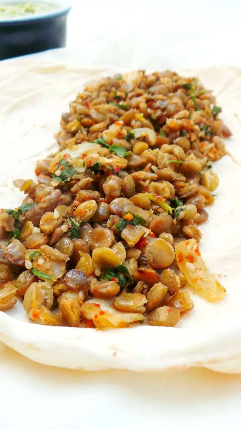Vegan lentil wraps / Vegan lentil tacos