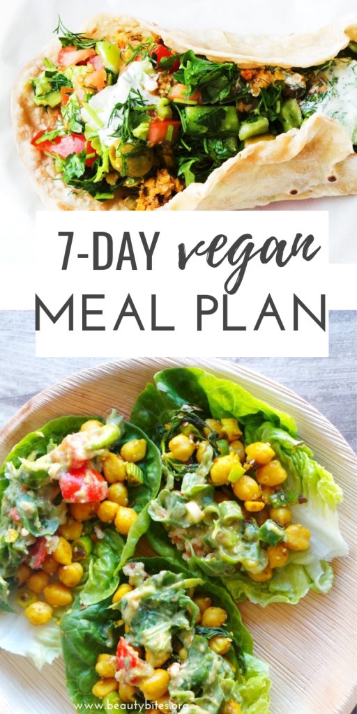 Meal plan & challenge for 7 days, vegan