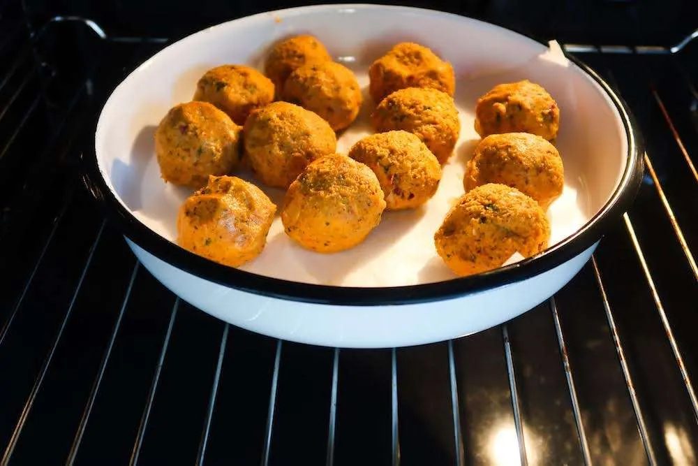 Mediterranean meatball bowls, vegan