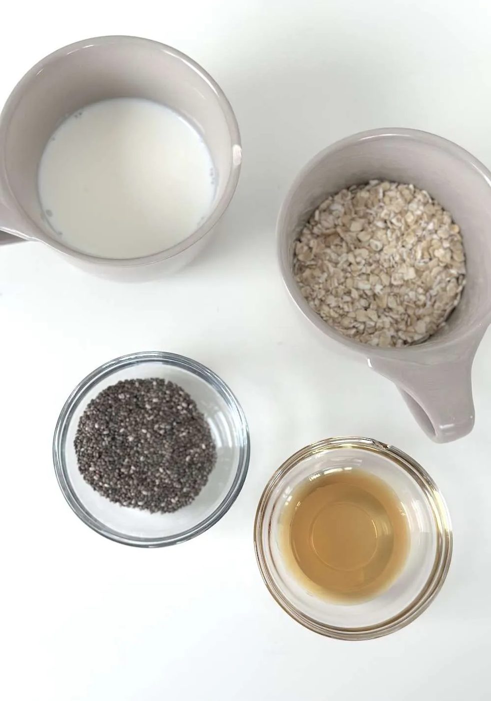 Overnight oats recipe for heart, skin and brain health, vegan