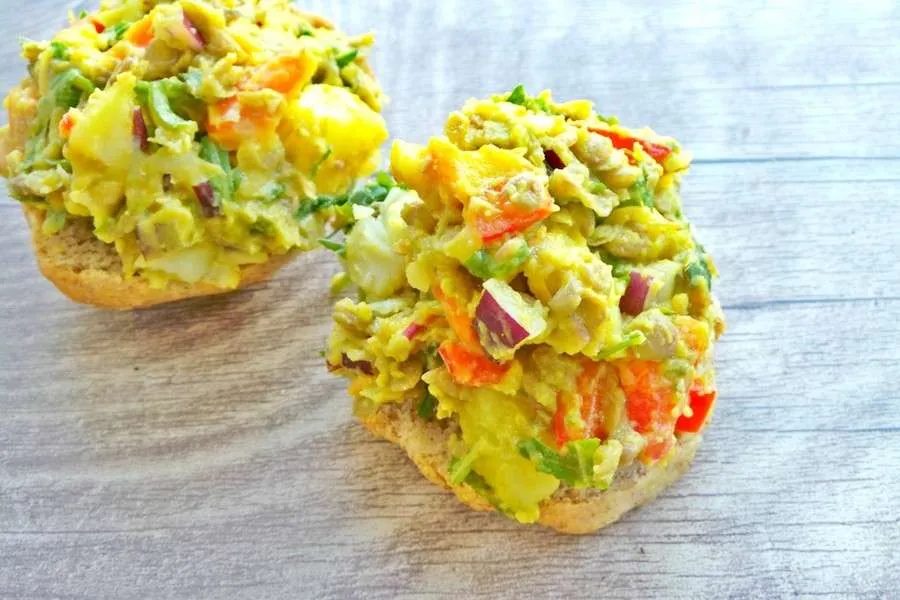 Gaical: vegan potato lentil salad
