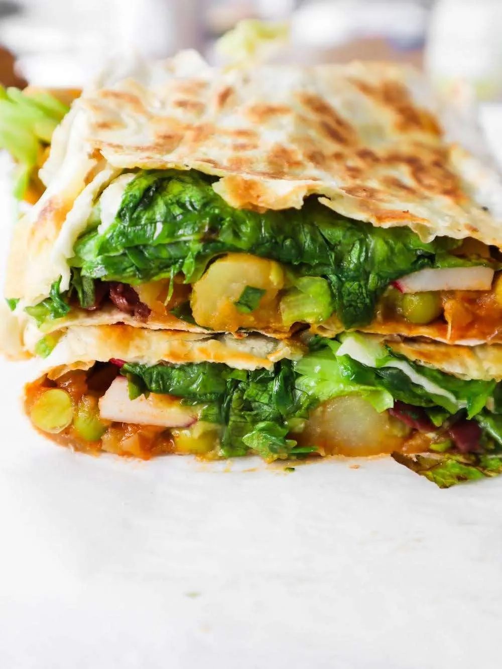 Potato burritos, vegan