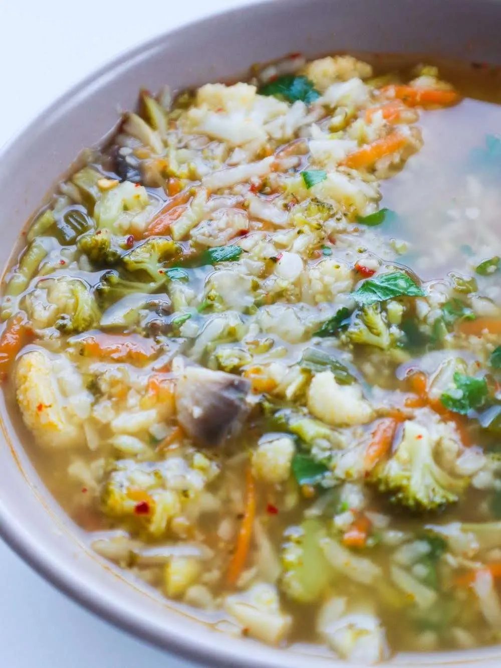 Vegetable detox soup