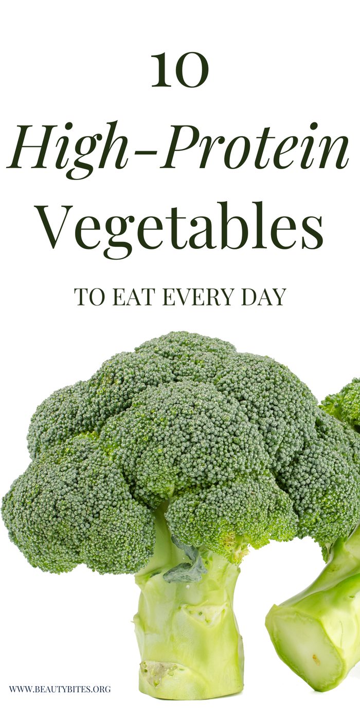 Top 10 vegetables high in protein