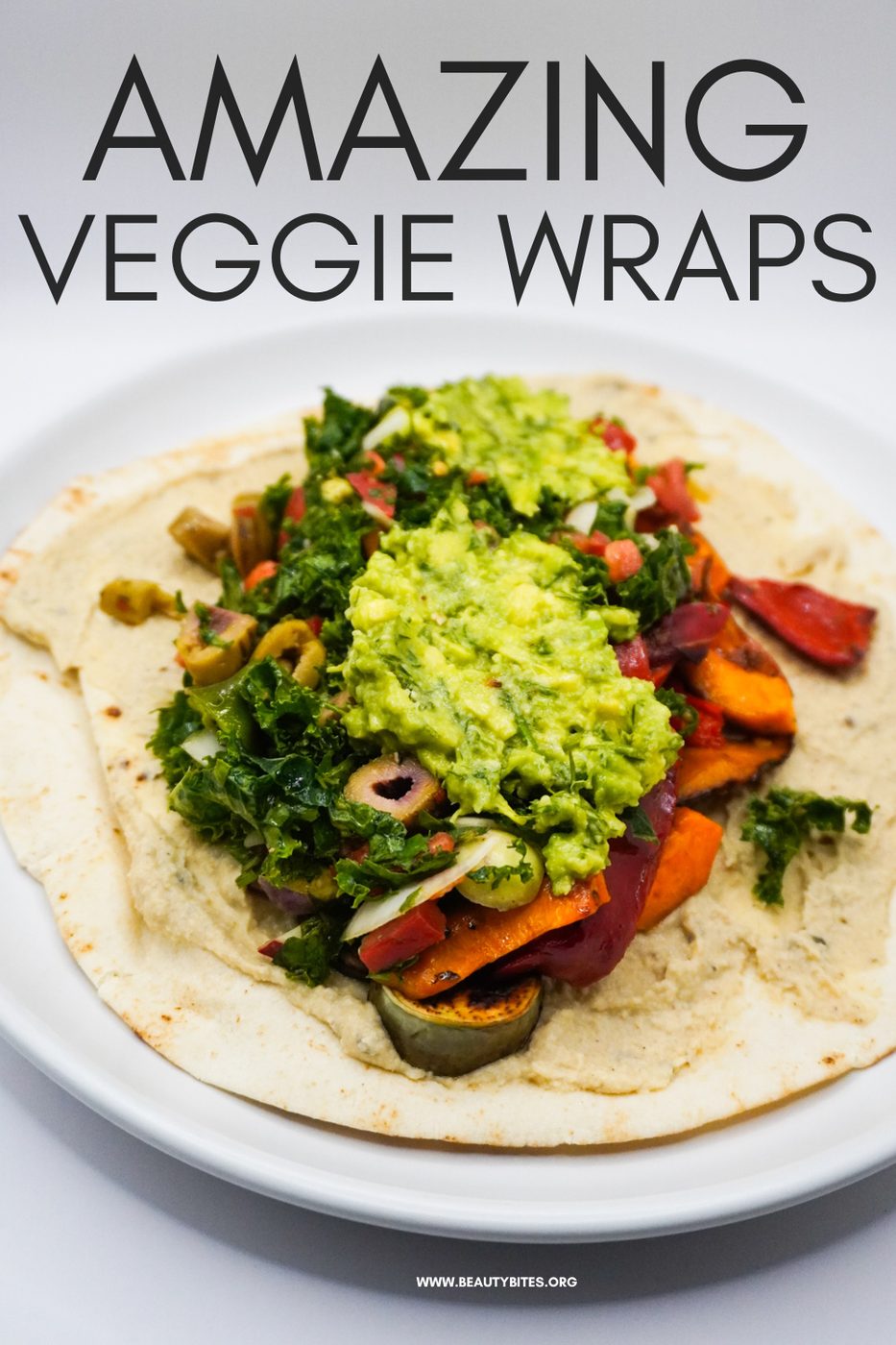 Veggie wraps, full of flavor