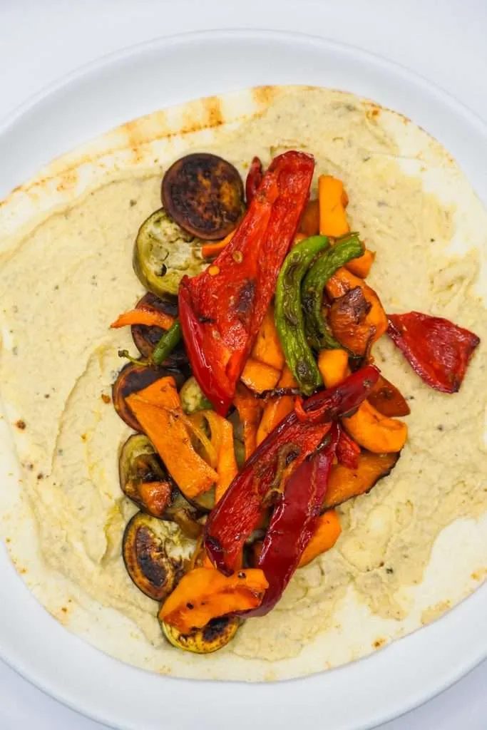 a reliable veggie wraps step 2