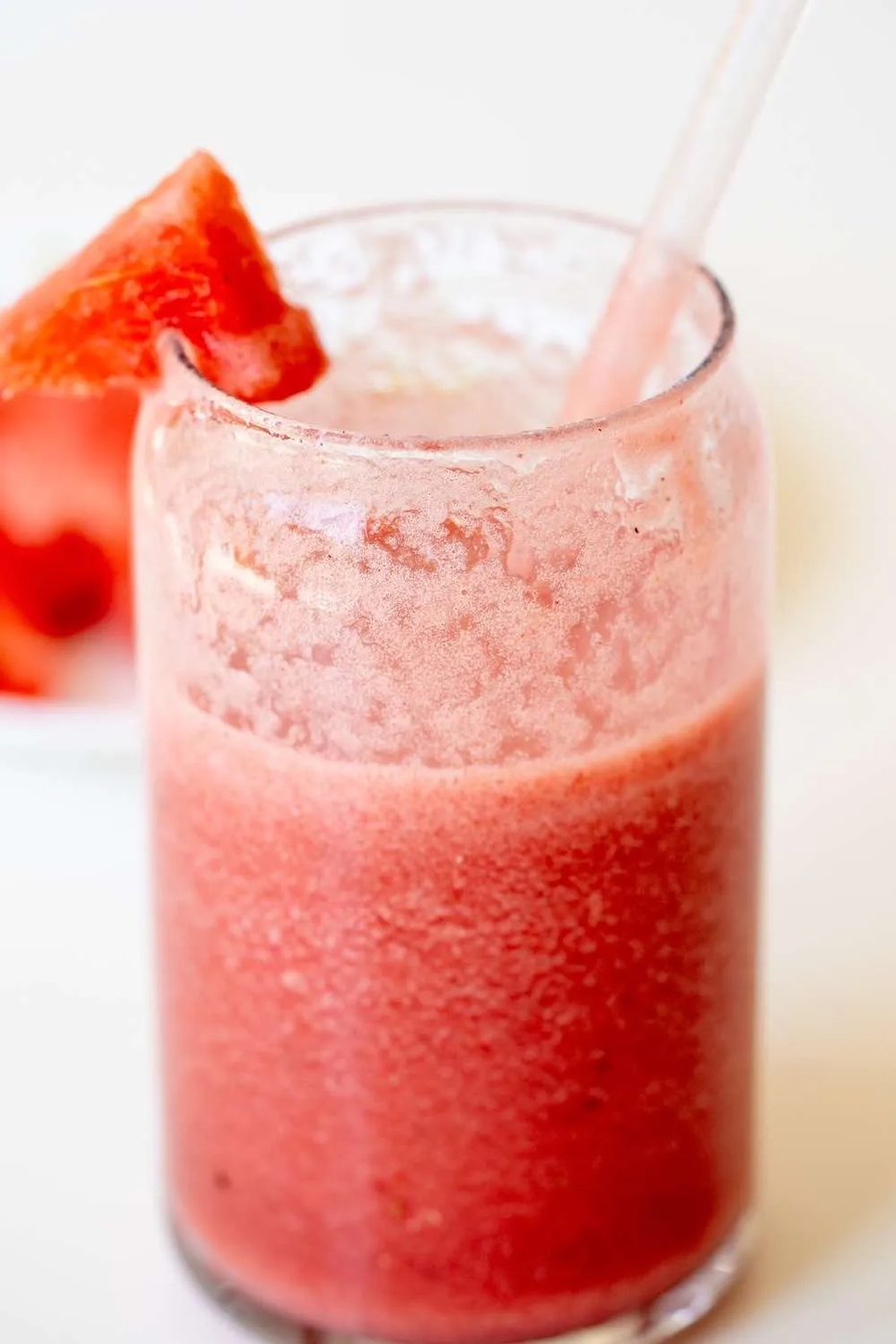Watermelon smoothie with strawberries