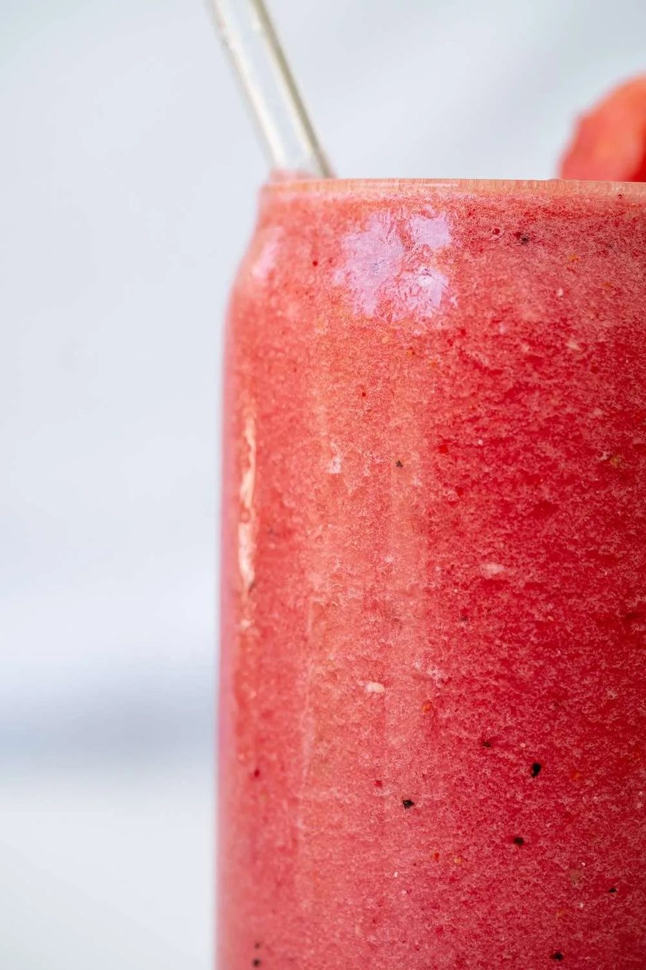 Watermelon smoothie with strawberries