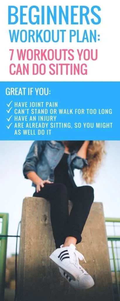 Workout plan for beginners #2: great workouts you can do sitting