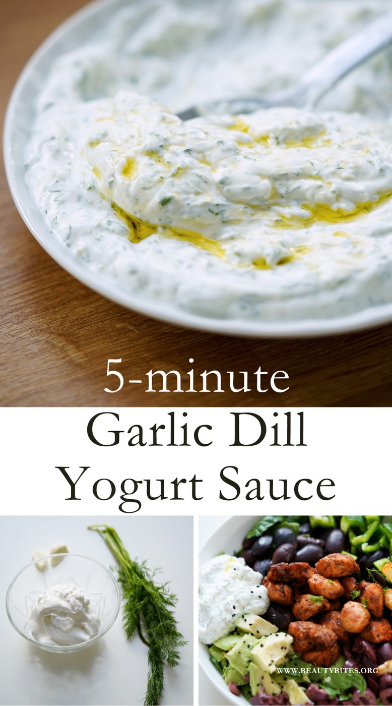 Yogurt dill garlic sauce