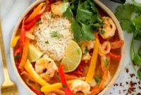 Quick & Creamy Shrimp Panang