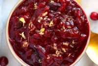 Zesty Ginger Cranberry Compote