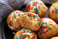 Cake Batter Protein Bites