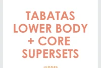 Summer Sweat Tabata Legs and Core Blast