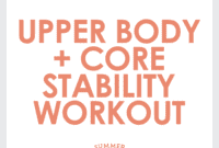 Summer Sweat Upper Body and Core Power