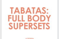Full Body Tabata Superset Blast