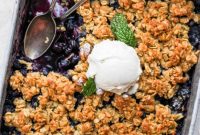 Rustic Blueberry Oat Crumble