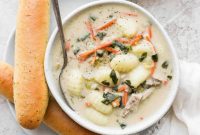 Velvety Chicken Gnocchi Soup
