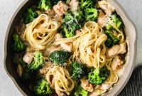 Creamy Chicken and Broccoli Alfredo