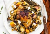 Golden Autumn Skillet Orzo