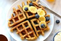 Wholesome Blueberry Waffles