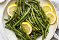 Garlic Parmesan Roasted Green Beans