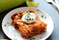 Cheesy Chicken Enchilada Bake