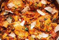 One-Pot Creamy Chicken Thigh Pappardelle