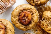 Caramelized Banana Rum Muffins