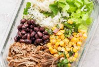 Set It And Forget It Carnitas Burrito Bowls