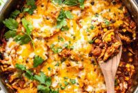 Weeknight Wonder Chicken Enchilada Skillet