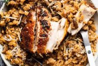 Comforting One-Pot Mushroom Chicken and Rice